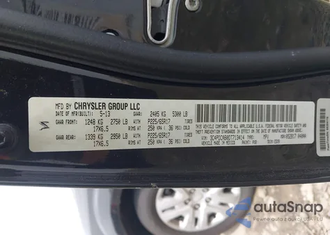 2013 Dodge Journey Se z USA, uszkodzony, nr VIN 3C4PDCAB0DT713414